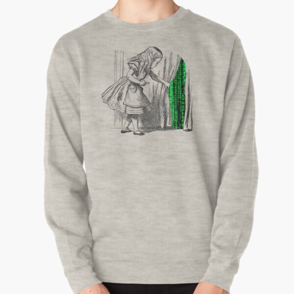 Follow the white rabbit Pullover Sweatshirt