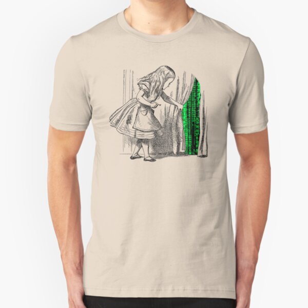 Follow the white rabbit Slim Fit T-Shirt