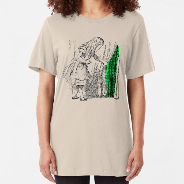 Follow the white rabbit Slim Fit T-Shirt