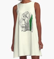 Follow the white rabbit A-Line Dress