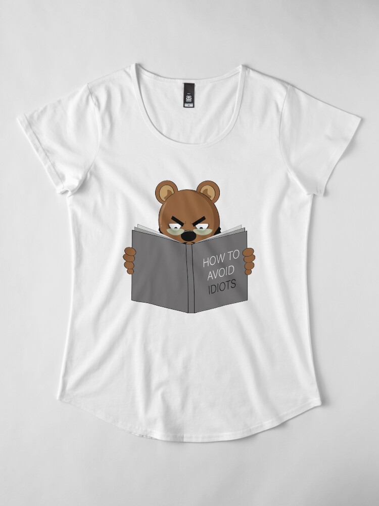 Alternate view of READING BEAR Premium Scoop T-Shirt