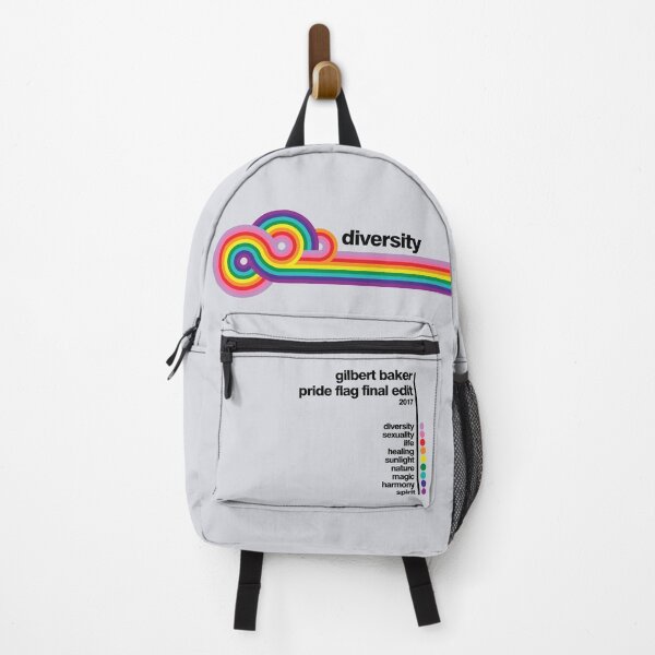 Item preview, Diversity: Gilbert Baker Pride Flag Final Edit 2017 designed and sold by BendeBear.
