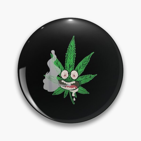Item preview, Cornichon Rick Weed Face Rick Stoner Weed Smoker designed and sold by eastondsjco.