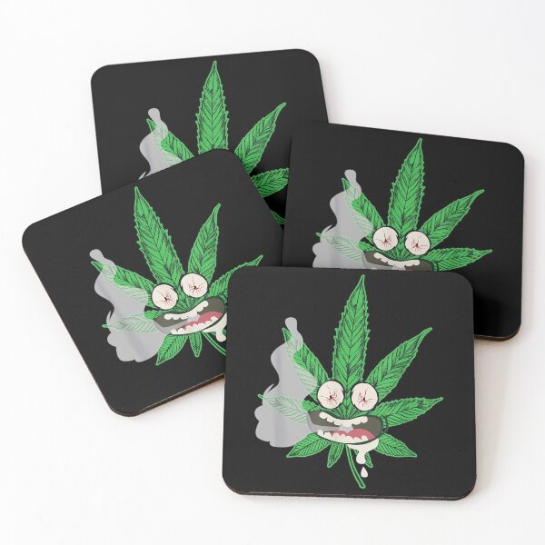 Item preview, Cornichon Rick Weed Face Rick Stoner Weed Smoker designed and sold by eastondsjco.