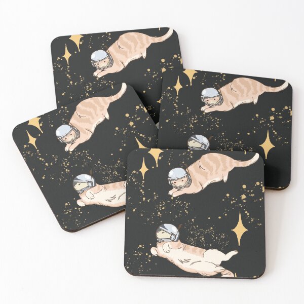 Item preview, Space Cats designed and sold by CommonLogicArt.