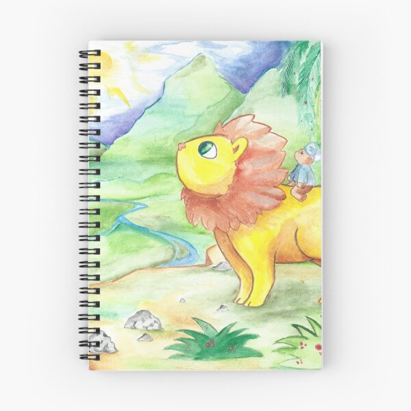 Item preview, The Lion Bed illustration 1 designed and sold by RenaInnocenti.