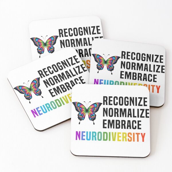 Item preview, Recognize Normalize Embrace Neurodiversity designed and sold by Color-Sparkle.