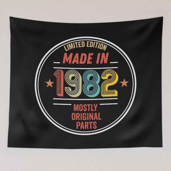 Item preview, Limited Edition Made In 1982 Mostly Original Parts - Funny Vintage Years Old Birthday Gifts. designed and sold by ALITOPRINCE.