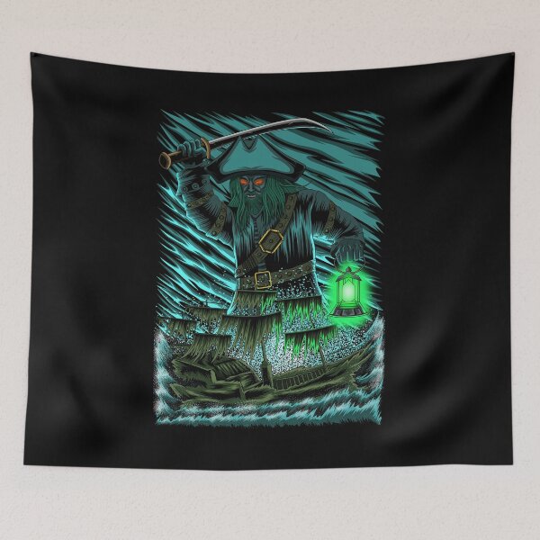 Item preview, Pirate Ghost T shirt Design designed and sold by neonabdrawn.