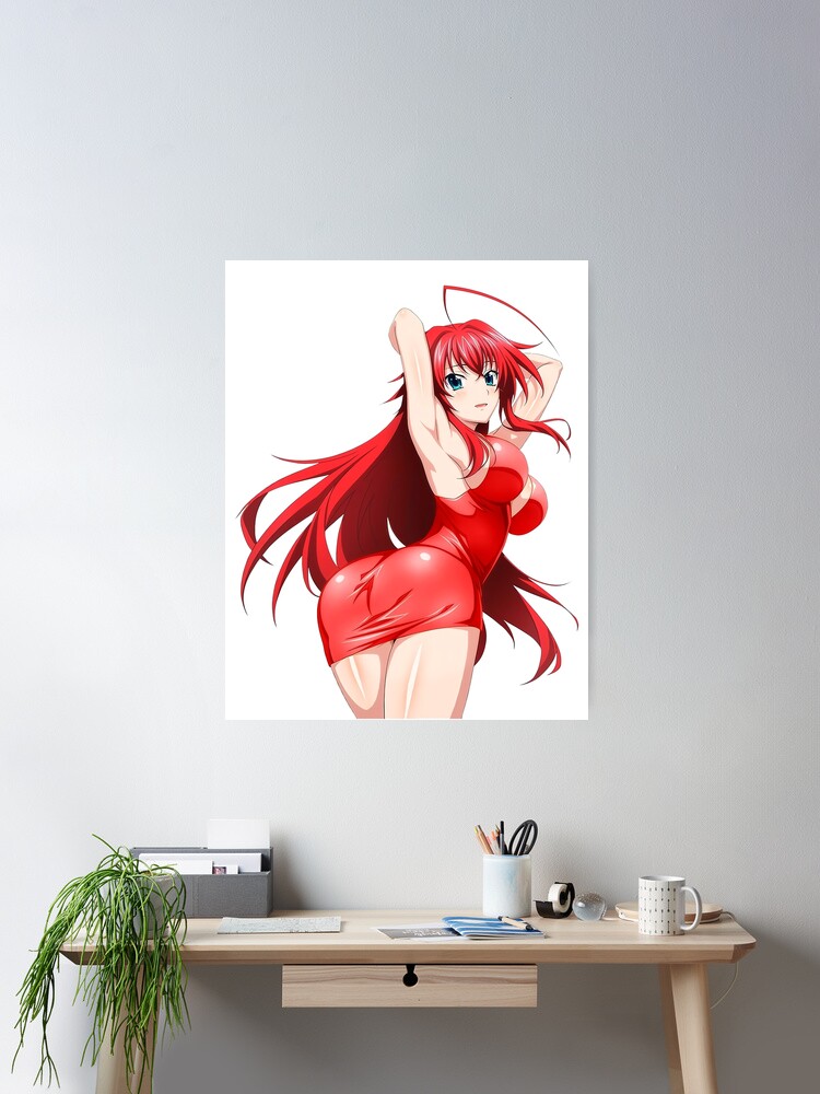"High School DxD Rias Gremory Ass Hentai" Poster for Sale by Justine