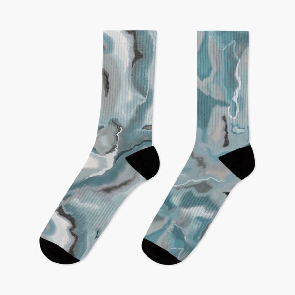 Item preview, Abstract pattern. Paint streaks, blue, turquoise, gray pastel spots. designed and sold by UVI-CA.