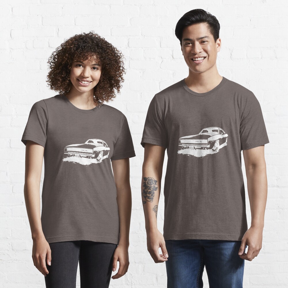 Charger Stencil - White Essential T-Shirt