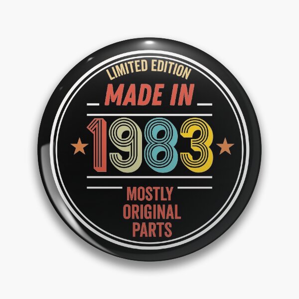 Item preview, Limited Edition Made In 1983 Mostly Original Parts - Funny Vintage Years Old Birthday Gifts. designed and sold by ALITOPRINCE.