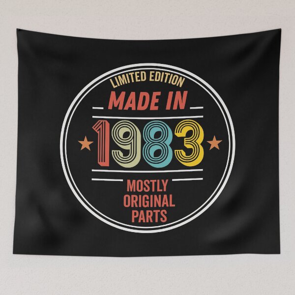 Item preview, Limited Edition Made In 1983 Mostly Original Parts - Funny Vintage Years Old Birthday Gifts. designed and sold by ALITOPRINCE.