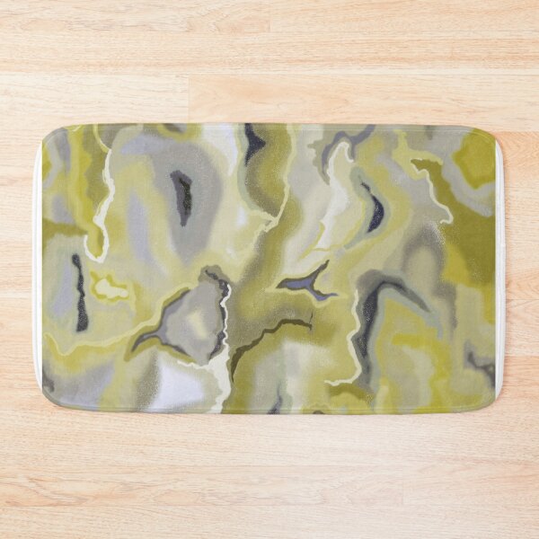 Item preview, Abstract pattern. Paint streaks, yellow, gray pastel spots. designed and sold by UVI-CA.