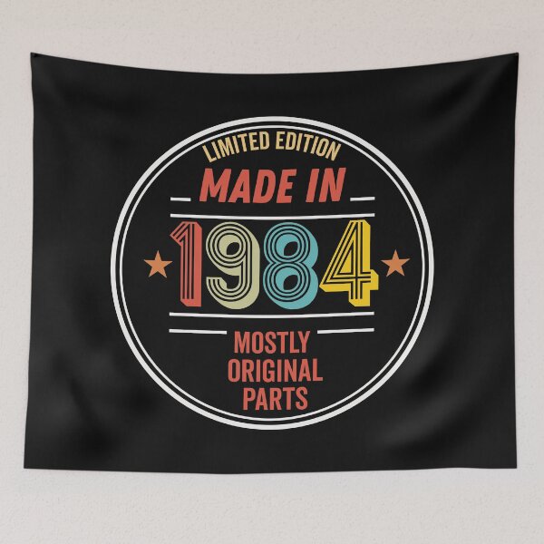 Item preview, Limited Edition Made In 1984 Mostly Original Parts - Funny Vintage Years Old Birthday Gifts. designed and sold by ALITOPRINCE.