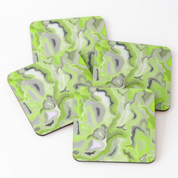 Item preview, Abstract pattern. Paint stains, light green, green, gray pastel spots. designed and sold by UVI-CA.