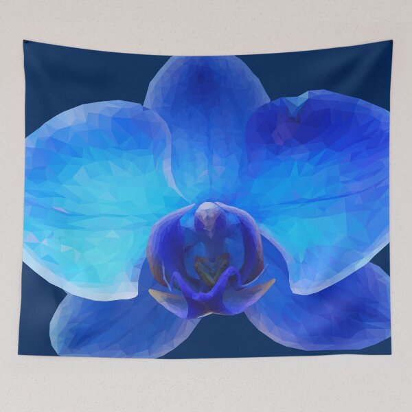 Artikelvorschau, Blue Orchid Low-Poly-Stil entworfen und verkauft von Mittebam.