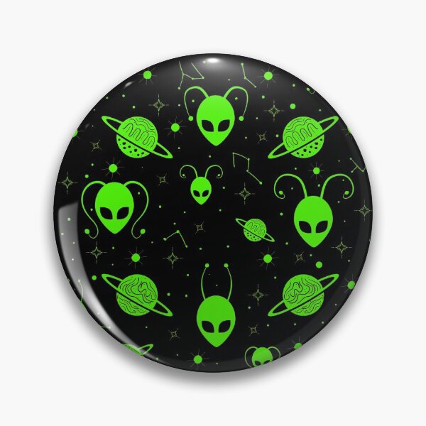 Item preview, Wonderful Green Alien Universe . Wondrous Cosmos With Planet and Stars designed and sold by lipemo.