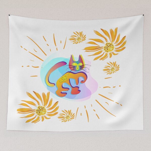 Item preview, The flower cat, Dream meaning designed and sold by Dev Moda.
