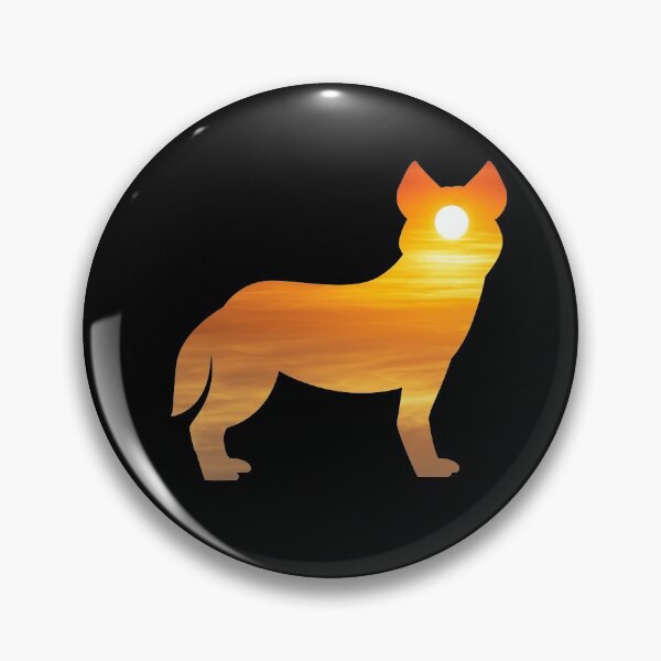 Item preview, Husky Dog Silhouette Sunrise designed and sold by alaechamlal.