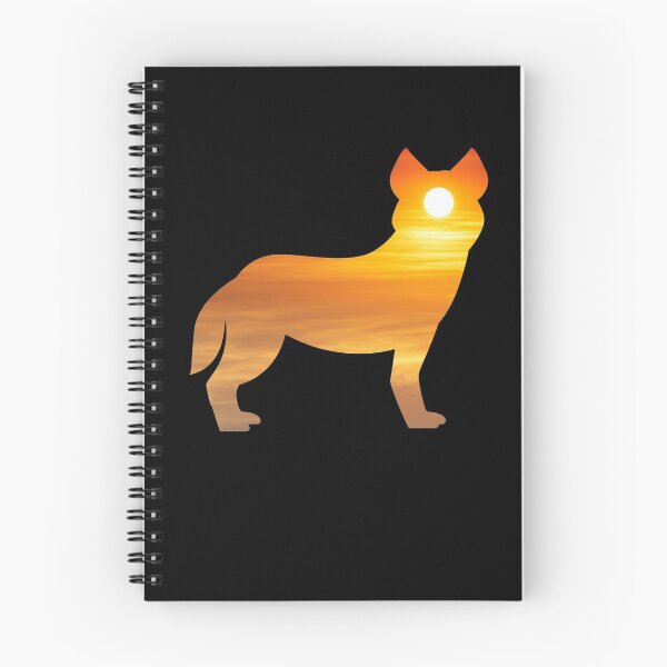 Item preview, Husky Dog Silhouette Sunrise designed and sold by alaechamlal.