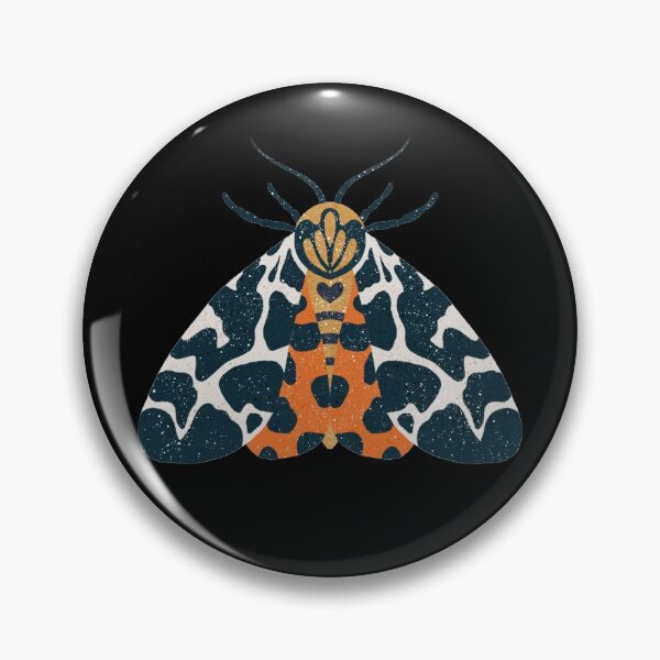 Item preview, Floral Moths | Black designed and sold by RebeccaFlaherty.