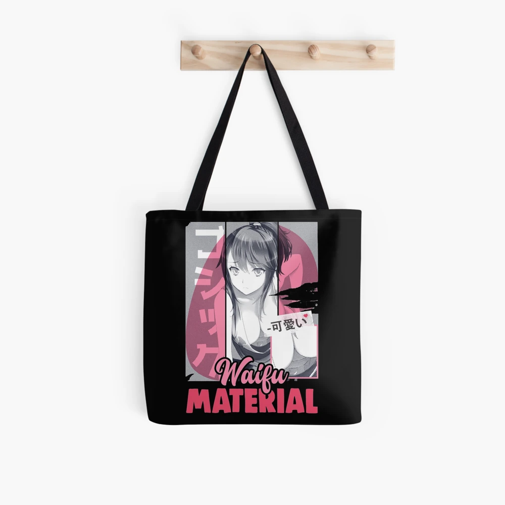 Anime Girl Waifu Japanese Aesthetic Otaku Tote Bag by Su Tejo - Fine Art  America