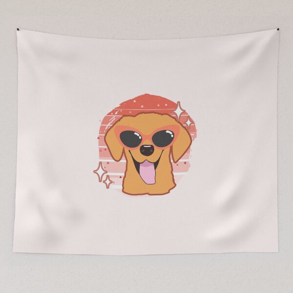 Item preview, Cute Dog Wearing Sunglasses designed and sold by sunnyxvibesss.