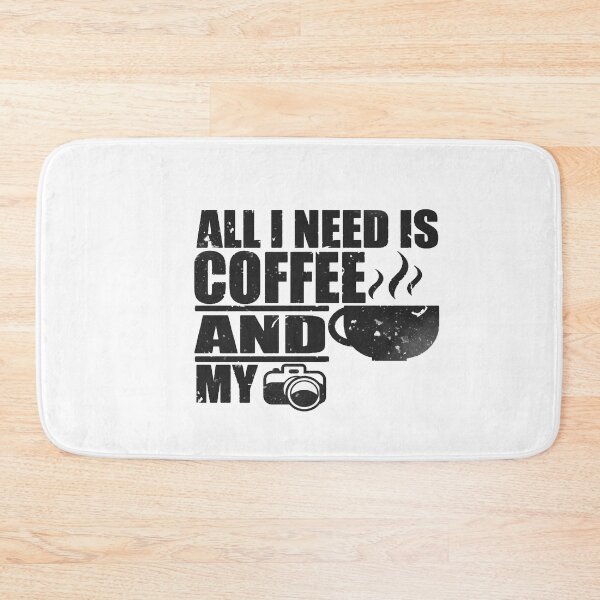 Item preview, All I Need is Coffee and My Camera designed and sold by SweetCartoon.