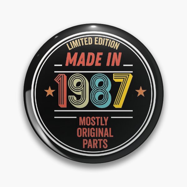 Item preview, Limited Edition Made In 1987 Mostly Original Parts - Funny Vintage Years Old Birthday Gifts. designed and sold by ALITOPRINCE.