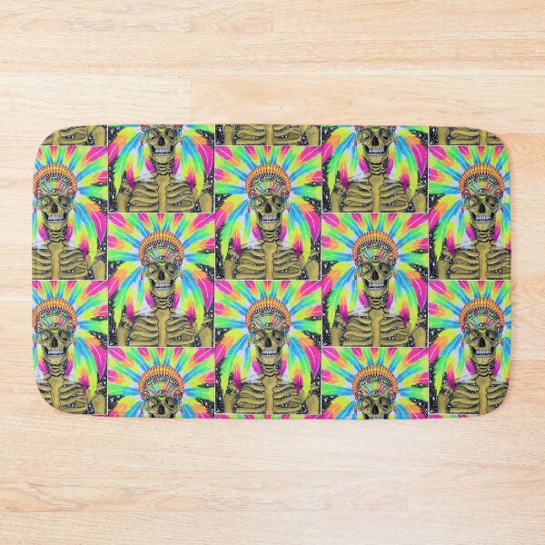 Item preview, Trippy Colorful Skeleton Headdress designed and sold by Jjs TrippyDesigns.