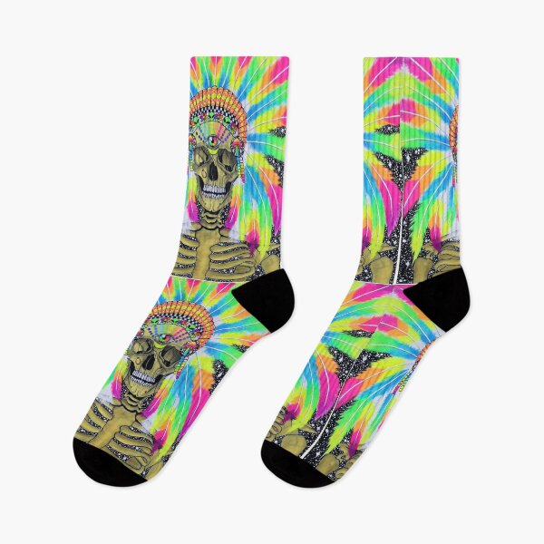 Item preview, Trippy Colorful Skeleton Headdress designed and sold by Jjs TrippyDesigns.