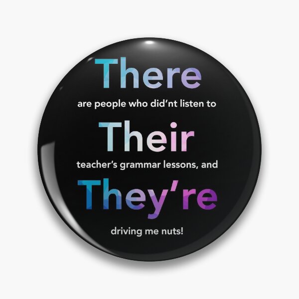 Item preview, Grammar Police There Their They're Gift designed and sold by freeArt10.