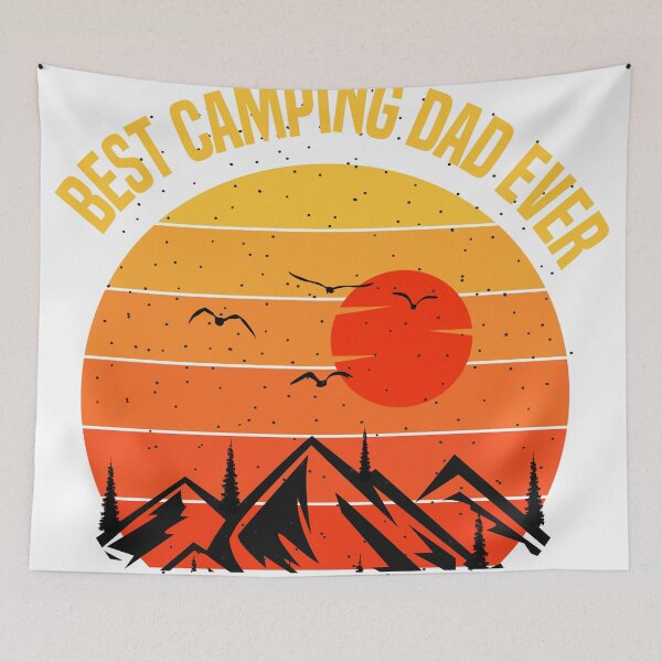 Item preview, best camping dad ever  designed and sold by naturehikers.