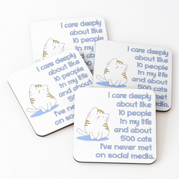 Item preview, I care about cats designed and sold by avit1.