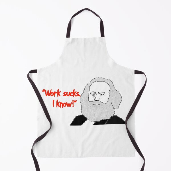 Item preview, Karl Marx: "Work sucks, I know"  designed and sold by RevolutionInPaint.