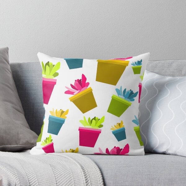 Item preview, Colorful cactus with pot vector art designed and sold by makemove.