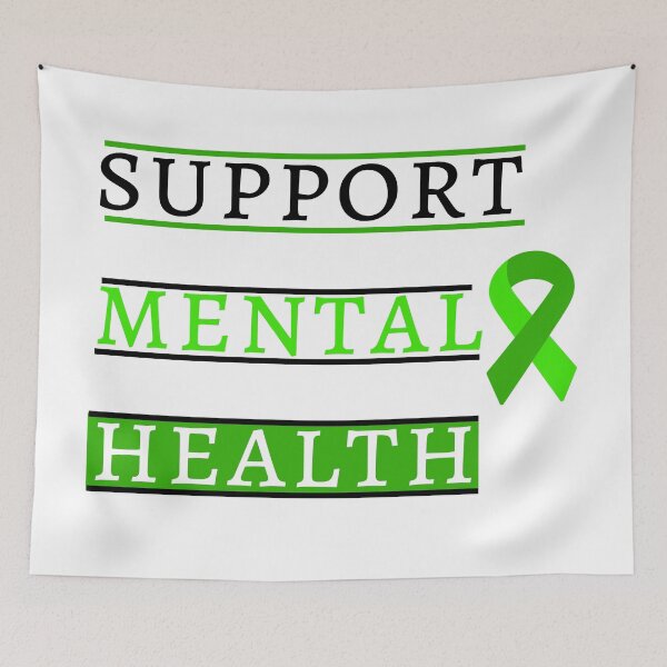 Item preview, Support Mental Health designed and sold by Color-Sparkle.