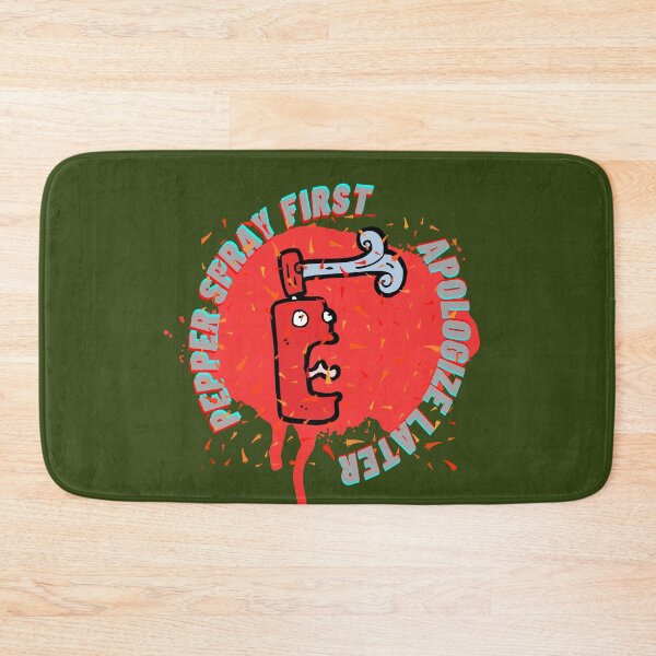 Item preview, Pepper Spray First apologize later -Funny sarcastic designed and sold by Red-ElYoubi.