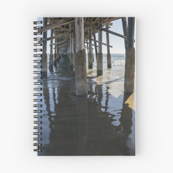 Item preview, Silky Sands - Low Tide Under Newport Beach Pier Orange County California designed and sold by Georgia Mizuleva.
