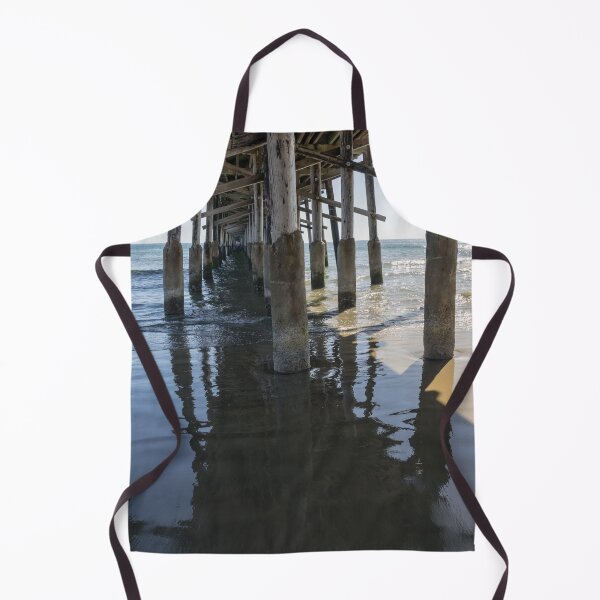 Item preview, Silky Sands - Low Tide Under Newport Beach Pier Orange County California designed and sold by Georgia Mizuleva.