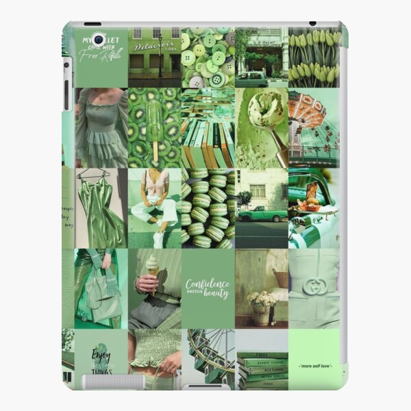 Green Vibes/ Aesthetic | iPad Case & Skin