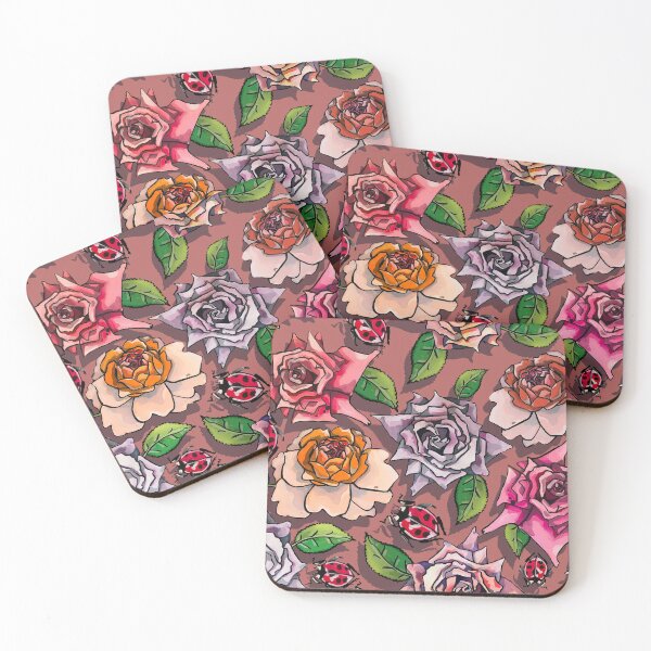 Item preview, rosas rosadas polvorientas designed and sold by ariellemorris.