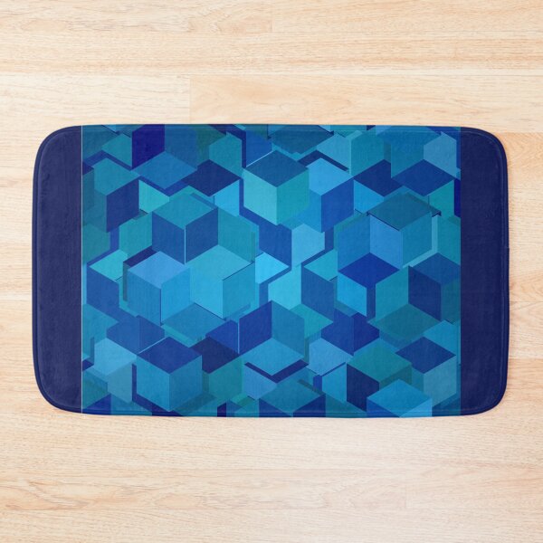 Item preview, Blue cubes disintegrating designed and sold by WesternExposure.