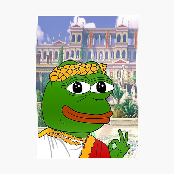 Roman Pepe Caesar Poster
