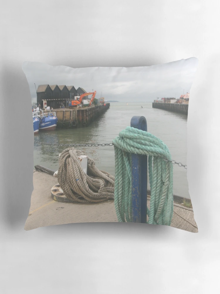 Thumbnail 3 of 4, Pillow, Fishing Ropes designed and sold by Touchstone21.