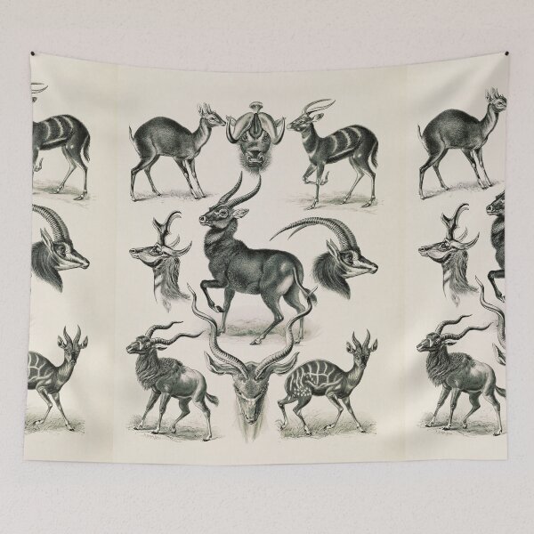 Item preview, Vintage Deer rustic artwork designed and sold by Vintage Designs +.