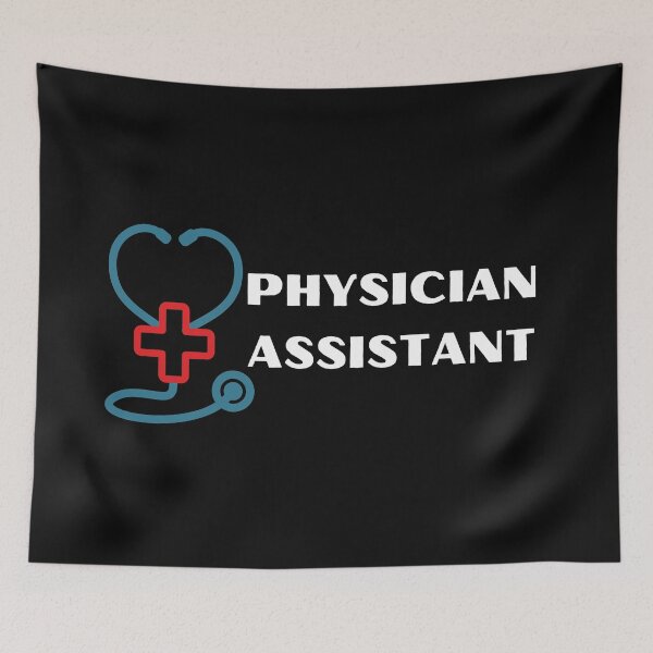 Item preview, Physician Assistant with stethoscope (white text) - PA designed and sold by CaitU.