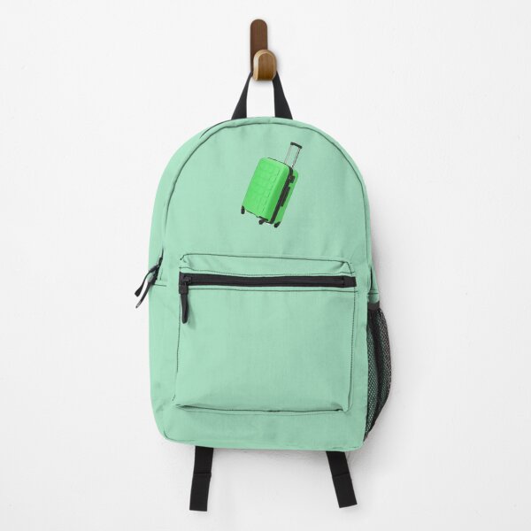 Item preview, Green luggage print item designed and sold by Signaturestudio.